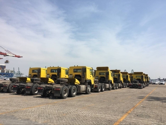 Подержанный тракторный грузовик тяжёлый Sinotruk HOWO 6X4 10 колесный буксирный грузовик грузоподъемность 21-30 т