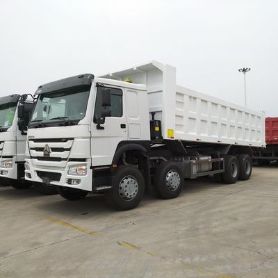 Hw76 Cab Sinotruk HOWO 8X4 12-колесный грузовик с передним подъемником 5600X2300X1500 20cbm