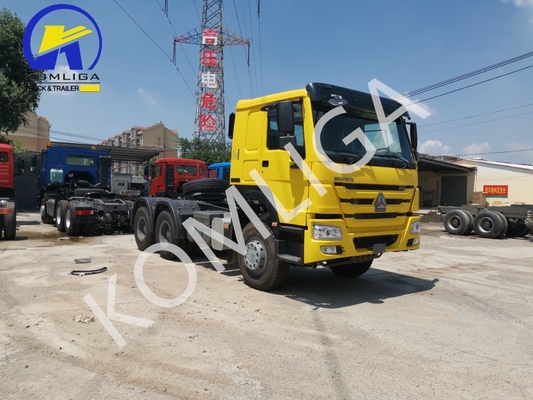 Использованный трактор для тяжелых грузовых автомобилей Sinotruk HOWO с выбросами Euro2 и конструкцией радиальных шин