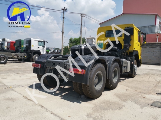 Использованный трактор для тяжелых грузовых автомобилей Sinotruk HOWO с выбросами Euro2 и конструкцией радиальных шин