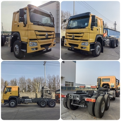 Подержанный Sinotruk HOWO T7 Hohan 6X4 10wheel 340HP 380HP 400HP 430HP тракторный грузовик с деталями