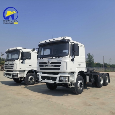 Передняя ось 9 тонн грузоподъемность использованный Shacman F3000 6X4 дизельный премьер-двигатель тракторный грузовик