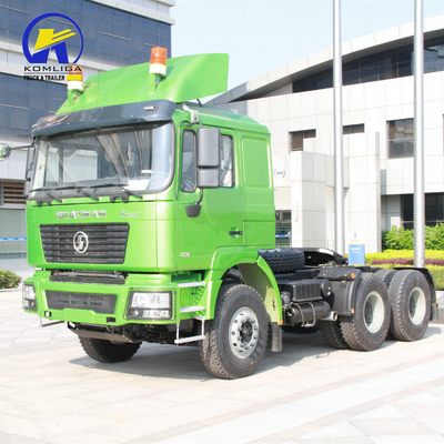 Кабин Hw76 Кабин Желтый 6X4 10 колес 380 л.с. 400 л.с. 420 л.с. Главный трактор Прицеп Подержанный тракторный грузовик