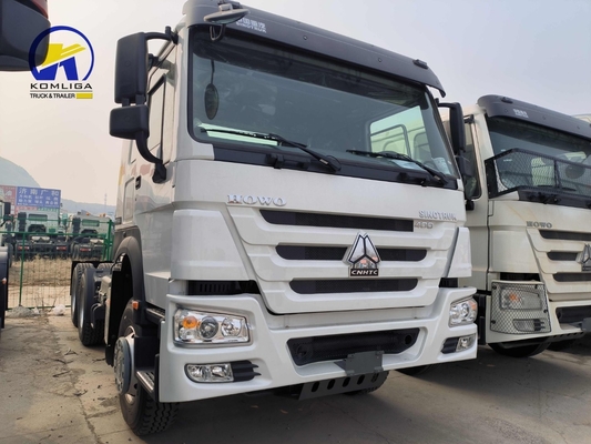 Sinotruk HOWO T7 6X4 400 л.с. Главный двигатель использованный трактор грузовик голова адаптирована к вашему рынку