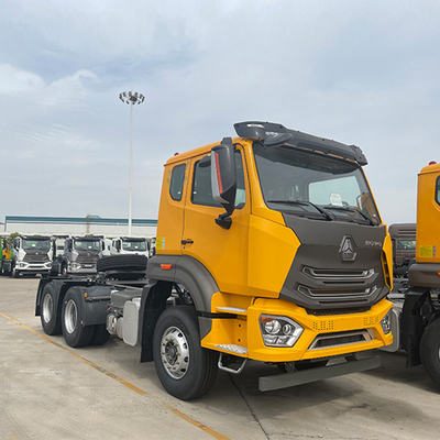 Sinotruk HOWO T7 6X4 400 л.с. Главный двигатель использованный трактор грузовик голова адаптирована к вашему рынку