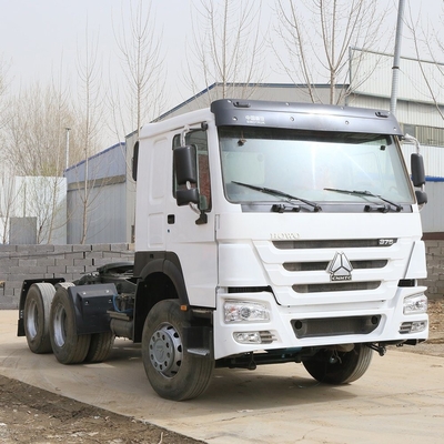 Использованный Sinotruk HOWO 6X4 10wheel 375HP Белый трактор грузовик голова с индивидуальным запросом
