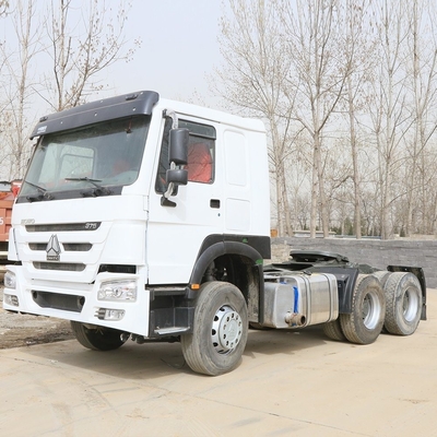 Использованный Sinotruk HOWO 6X4 10wheel 375HP Белый трактор грузовик голова с индивидуальным запросом