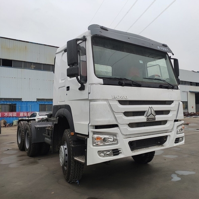 Использованный Sinotruk HOWO 6X4 10wheel 375HP Белый трактор грузовик голова с индивидуальным запросом