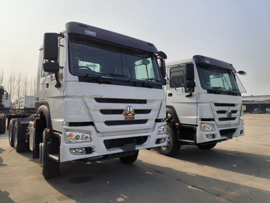 DOT сертифицированный HW76 кабины 6X4 10 колес HOWO трактор для тяжелых применений