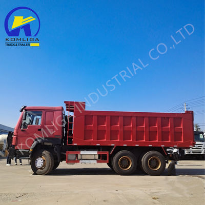 Подержанный Sinotruk HOWO Дэмп-Трак с гидравлическим подъемом с вентральным наклоном в хорошем состоянии