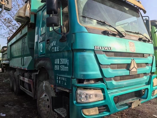 Использованный Euro5 HOWO 6X4 Original Tipper Dump Truck с дизельным двигателем емкостью &gt; 8 л Euro5