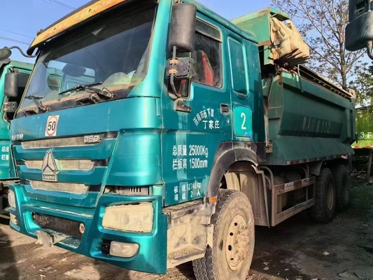 Использованный Euro5 HOWO 6X4 Original Tipper Dump Truck с дизельным двигателем емкостью &gt; 8 л Euro5
