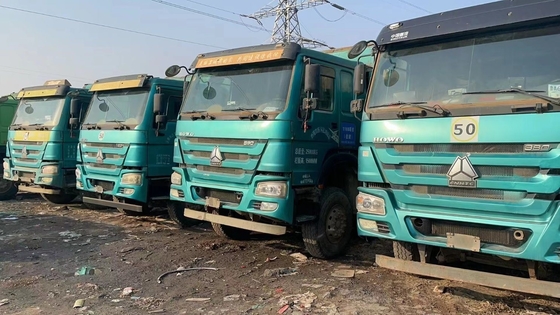 Использованный Euro5 HOWO 6X4 Original Tipper Dump Truck с дизельным двигателем емкостью &gt; 8 л Euro5