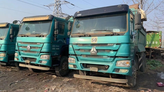 Использованный Euro5 HOWO 6X4 Original Tipper Dump Truck с дизельным двигателем емкостью &gt; 8 л Euro5