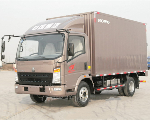 4.2 тонны Задняя ось Sinotruk HOWO Cdw Mini Van Box 4X2 Грузовик с грузоподъемностью 1-10 т
