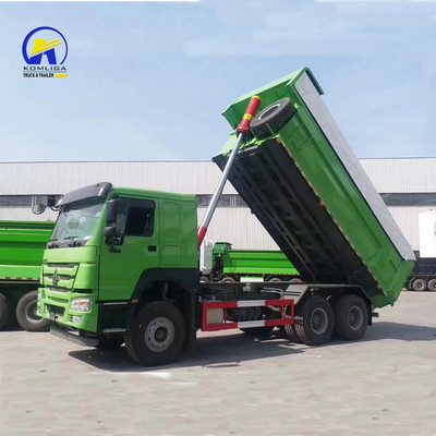 Sinotruk HOWO 10 колесный грузовик 371 л.с. Подержанный грузовик с желтыми сиденьями ≤5