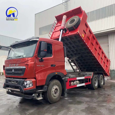 Sinotruk HOWO 10 колесный грузовик 371 л.с. Подержанный грузовик с желтыми сиденьями ≤5