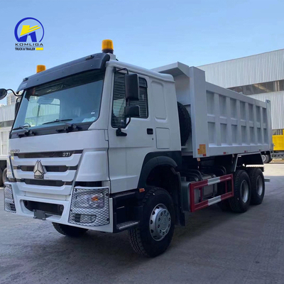 Sinotruk HOWO 10 колесный грузовик 371 л.с. Подержанный грузовик с желтыми сиденьями ≤5