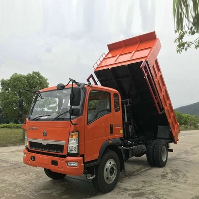 Использованный Sinotruk HOWO 4X2 6wheel Mini Light Dump Tipper Truck с ручной трансмиссией