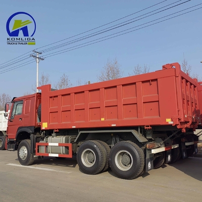 Использованный мусоровоз для подержанного Sinotruk HOWO 35тонна 6X4 двигатель грузовика с наклоном