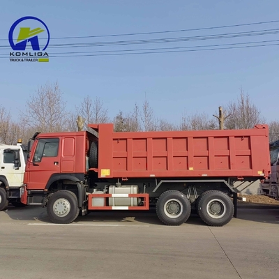 Использованный мусоровоз для подержанного Sinotruk HOWO 35тонна 6X4 двигатель грузовика с наклоном