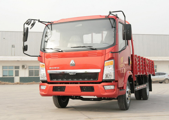 Красный Sinotruk HOWO 4X2 Мини-грузовик Грузовой грузовик для перевозки небольших грузов