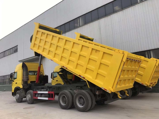 Sinotruk 8X4 12 колеса 50 тонн HOWO Tipper Использованный мусоровоз с размером ведра 27cbm