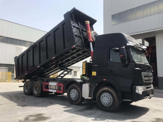 Подержанный Sinotruk 8X4 12 колес 50 тонн HOWO свертывающий грузовик с передним гидравлическим подъемом