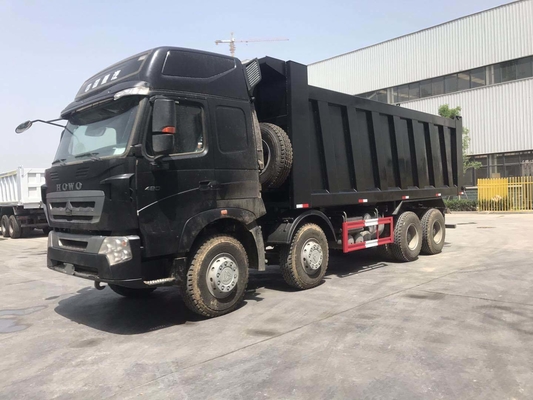 Подержанный Sinotruk 8X4 12 колес 50 тонн HOWO свертывающий грузовик с передним гидравлическим подъемом