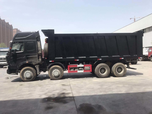 Подержанный Sinotruk 8X4 12 колес 50 тонн HOWO свертывающий грузовик с передним гидравлическим подъемом