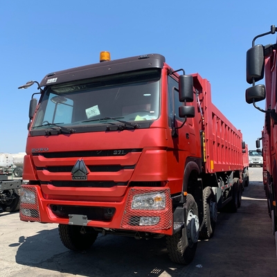Подержанный Sinotruk 8X4 12 колес HOWO Tipper Подержанный мусоровоз с одним спальником и кондиционером