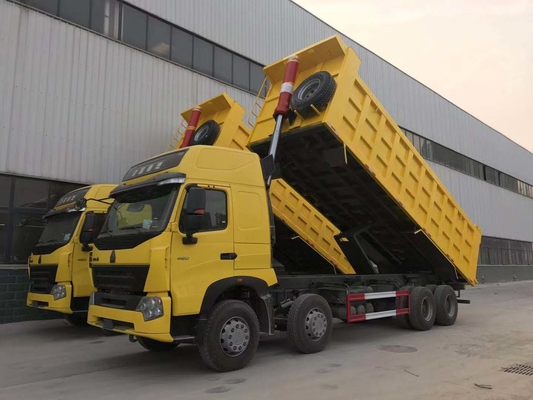 Sinotruk 8X4 12 колес HOWO Tipper Использованный грузовик для свалки Лошадиная мощность 351-450 л.с. Приводное колесо 8×4