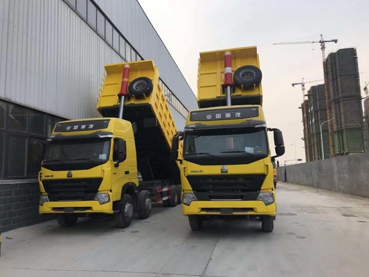 Sinotruk 8X4 12 колес HOWO Tipper Использованный грузовик для свалки Лошадиная мощность 351-450 л.с. Приводное колесо 8×4