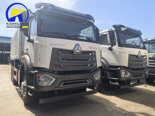 Использованный HOWO грузовик с наклоном грузовик 371HP 10 колесный 25 тонн Sinotruck 8500 * 2500 * 3400 мм