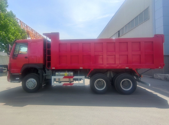 Sinotruk HOWO 6X4 Подержанный мусоровоз 10 колесный грузовик с наклоном мощностью 25-30 тонн