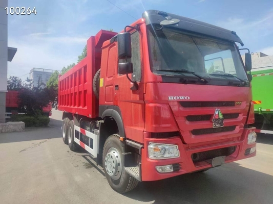 Sinotruk HOWO 6X4 Подержанный мусоровоз 10 колесный грузовик с наклоном мощностью 25-30 тонн