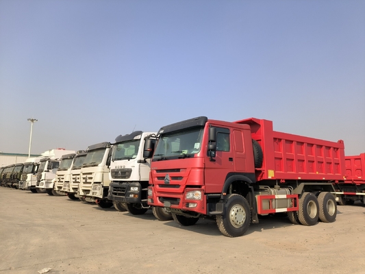 Sinotruk HOWO 6X4 Подержанный мусоровоз 10 колесный грузовик с наклоном мощностью 25-30 тонн