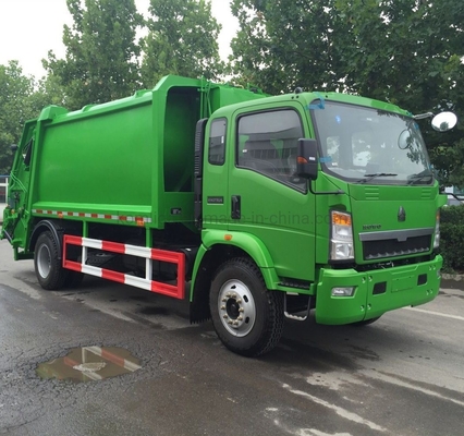 Sinotruk HOWO 4X2 Малый 5 тонны 3 тонны компрессор мусоровоз с 9726 мл