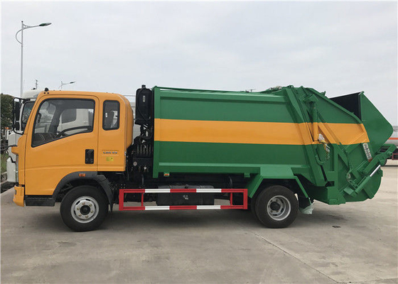 Sino Truck HOWO 4X2 Mini 5 Ton Compactor Мусорный грузовик Размер для стандарта выбросов Евро 2
