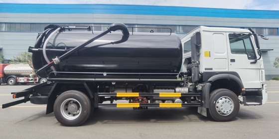 Sinotruk HOWO 4X2 5m3 10m3 Использованные септик с стандартом выбросов Евро 2
