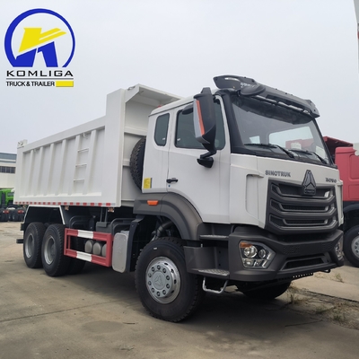 HOWO 10 колес 371 HP 6X4 Tipper Sinotruk Использованный мусоровоз с радиальными шинами 1200r20