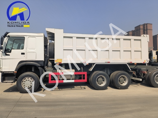 371 HP 6X4 Tipper Sinotruk HOWO Использованный мусоровоз с сиденьями ≤5 и трансмиссией Hw19710
