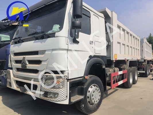 371 HP 6X4 Tipper Sinotruk HOWO Использованный мусоровоз с сиденьями ≤5 и трансмиссией Hw19710