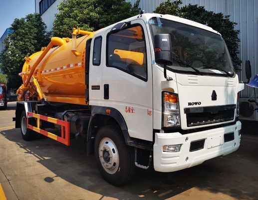 30Т полезная нагрузка Sinotruk HOWO 4X2 Подержанные канализационные грузовики с технической поддержкой запасных частей