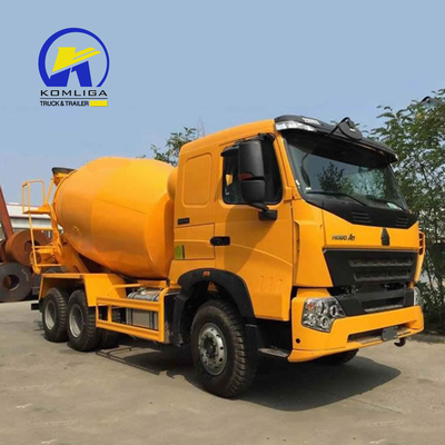 8560X2496X3800mm Использованный HOWO 6cbm 8cbm 9cbm Самозагружающийся бетонный смеситель с насосом