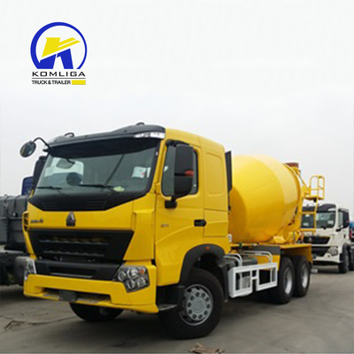 8560X2496X3800mm Использованный HOWO 6cbm 8cbm 9cbm Самозагружающийся бетонный смеситель с насосом