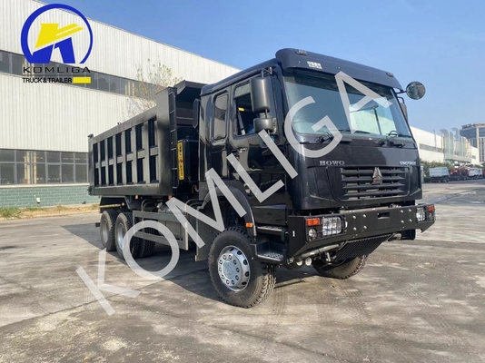 Использованный Sinotruck HOWO 6X4 371HP Свертоход с передней осью 9тонной грузоподъемностью