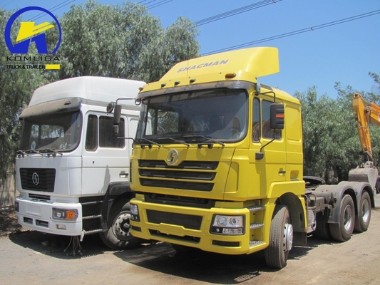 Трансмиссия Hw19710 Использованный тракторный грузовик Shacman F3000 10 колес 6X4 голова полуприцепа
