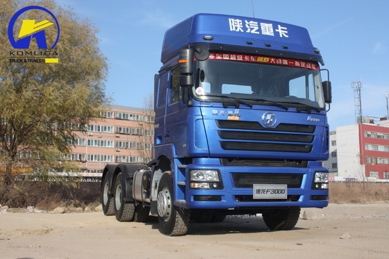 Подержанный Shacman F3000 6X4 10 колесный полуприцеп Главный двигатель 375HP Сертификация шины GCC