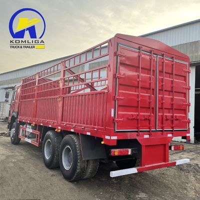 St16/Hc16/Hc16 Задние оси Подержанный Sinotruk HOWO 6X4 Грузовик для грузовых ограждений